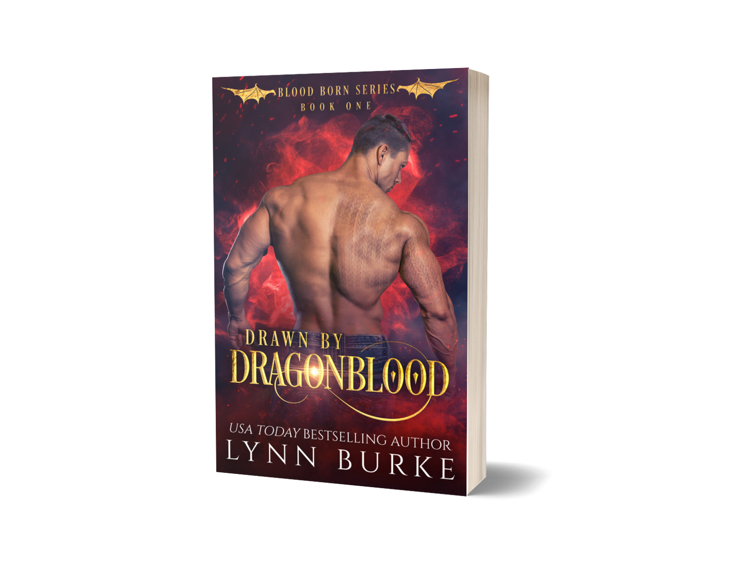 Drawn by Dragonblood Signed Paperback by Lynn Burke