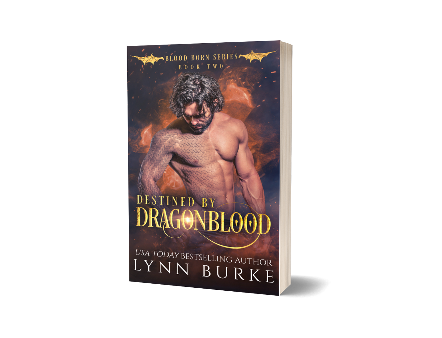 Destined by Dragonblood Signed Paperback by Lynn Burke