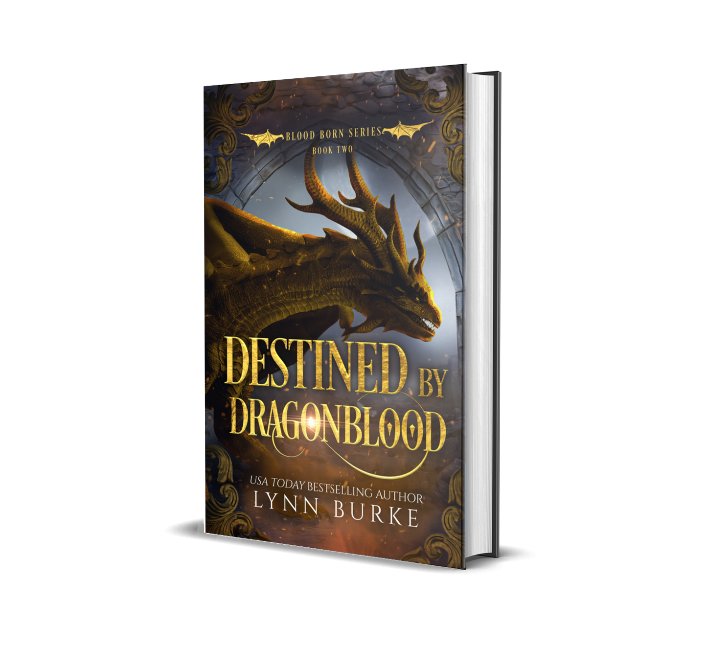 Destined by Dragonblood Signed Special Edition Hardback by Lynn Burke IS AN MMF DRAGON SHIFTER FATED MATES NOVEL