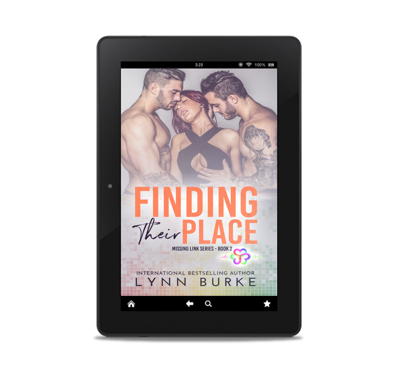 Finding Their Place, Missing Link 2, Ebook by Lynn Burke IS A BEST FRIENDS TO LOVERS, MMF POLYAMOROUS ROMANCE NOVEL