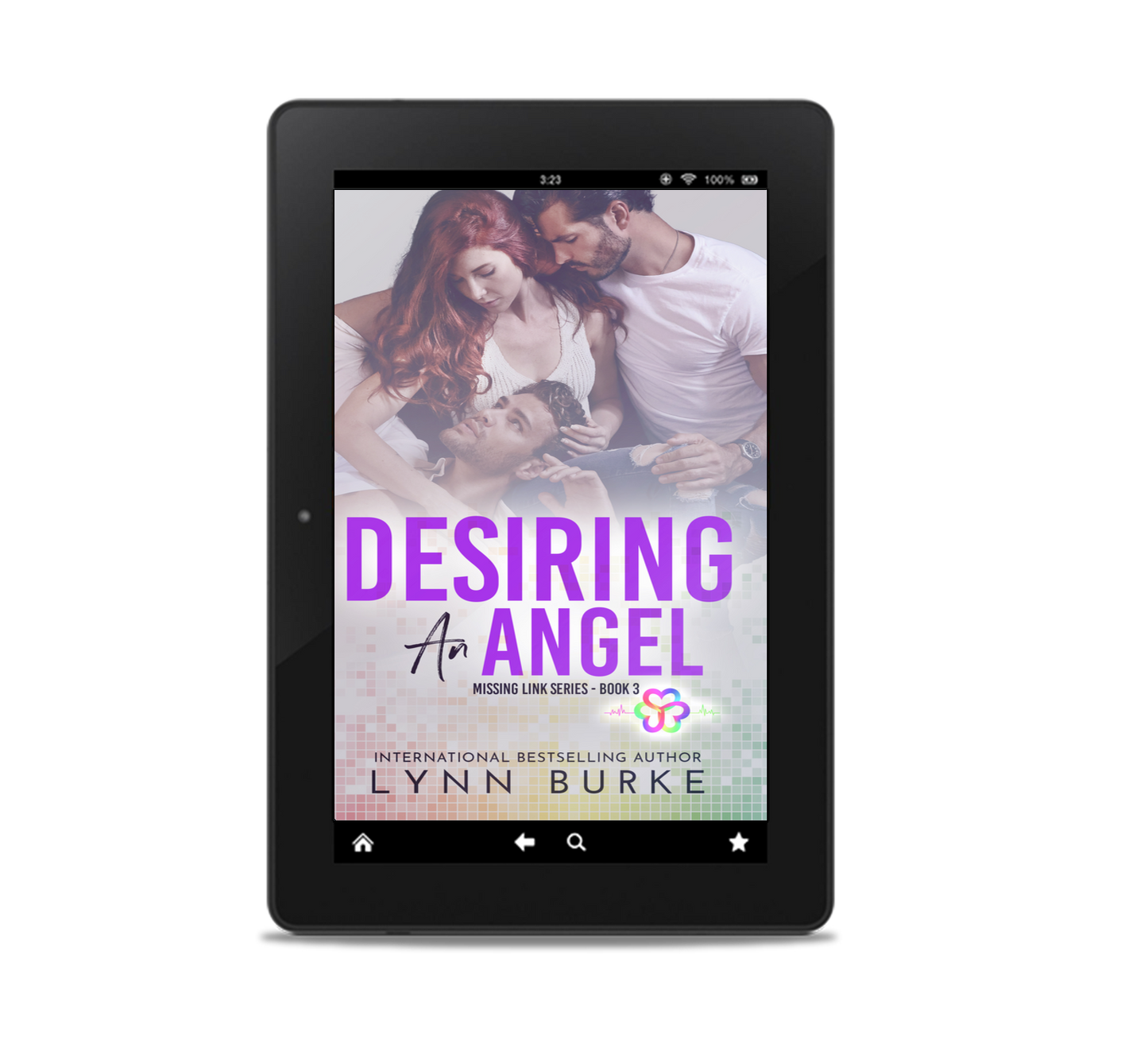 Desiring an Angel, Missing Link 3, Ebook by Lynn Burke IS A CLOSE PROXIMITY, MMF POLYAMOROUS ROMANCE NOVEL