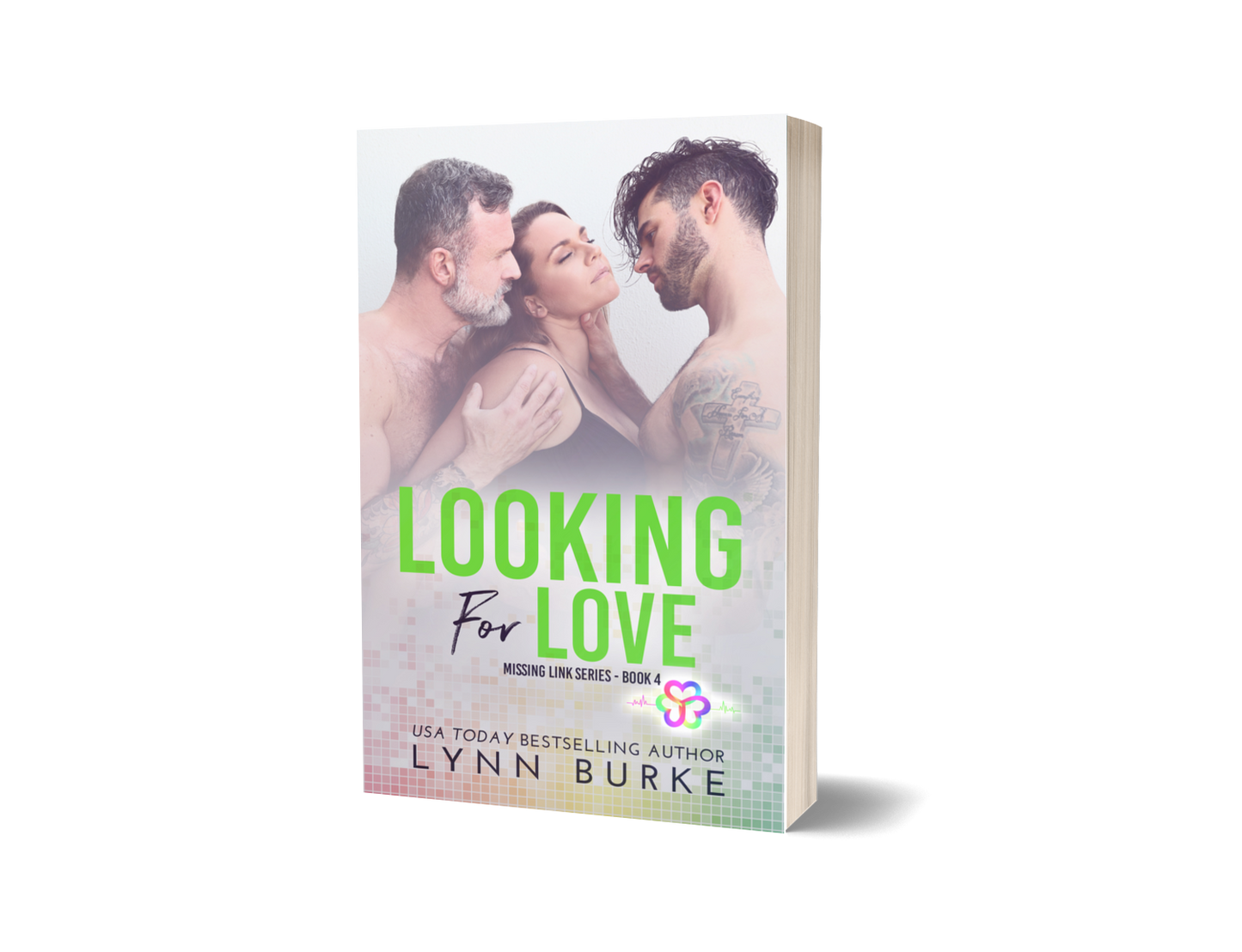 Looking for Love Signed Paperback by Lynn Burke IS AN AGE GAP, MMF POLYAMOROUS ROMANCE NOVEL