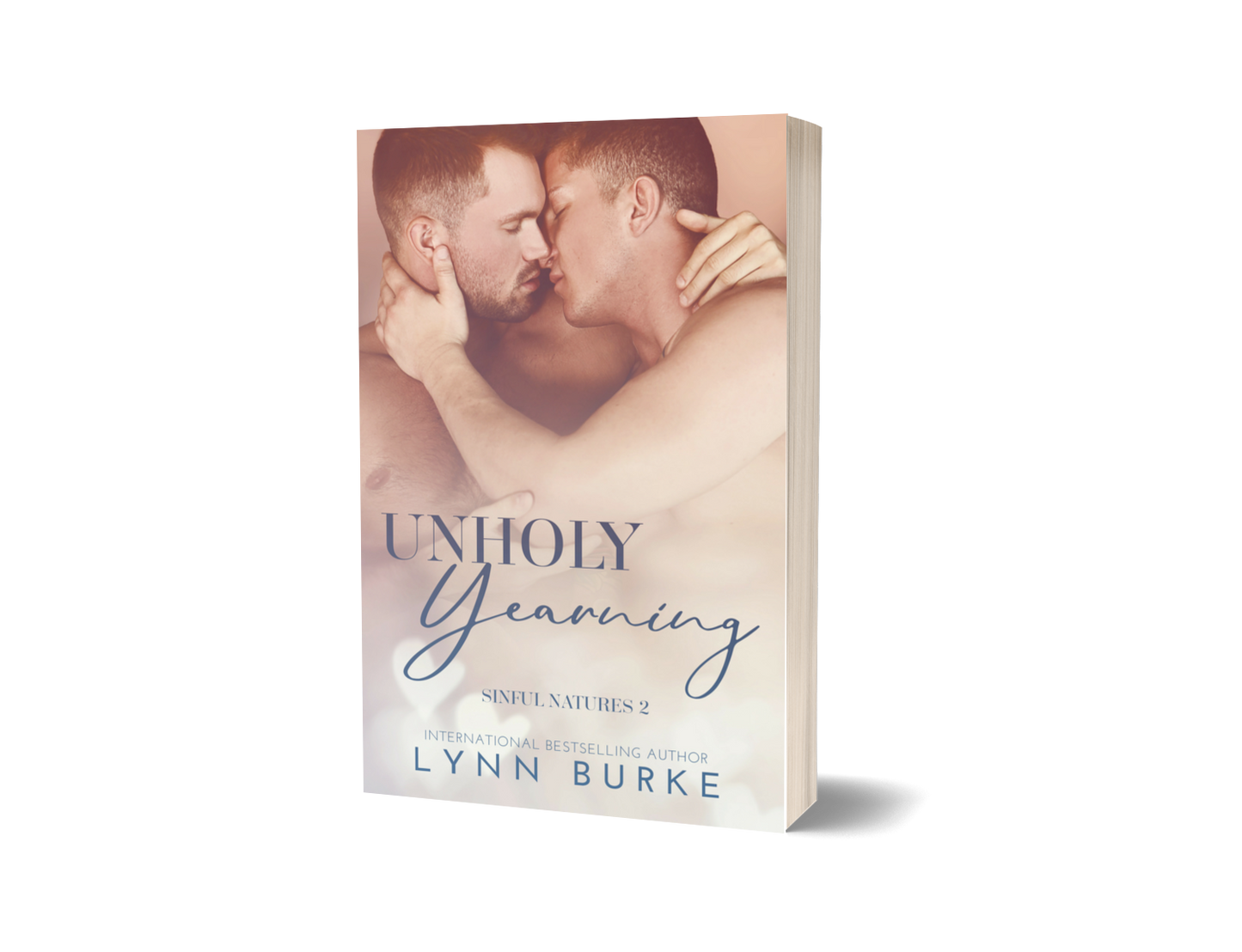 Unholy Yearning Signed Paperback by Lynn Burke IS A FORBIDDEN GAY ROMANCE NOVEL