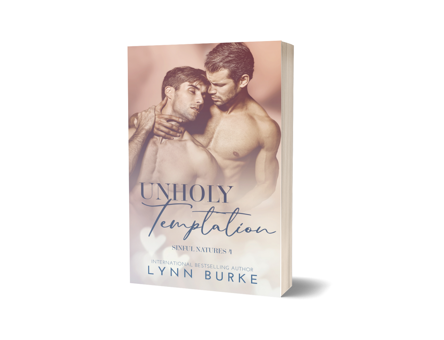 Unholy Temptation Signed Paperback by Lynn Burke IS A BROTHER'S BEST FRIEND MM ROMANCE NOVEL
