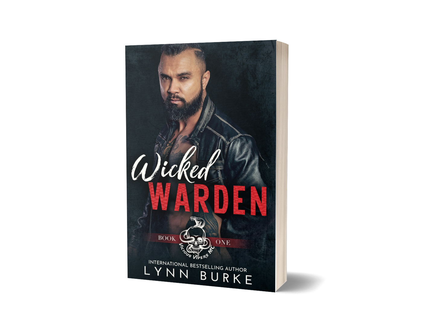 Wicked Warden Signed Paperback by Lynn Burke IS AN AGE GAP, ROMANTIC SUSPENSE MOTORCYCLE CLUB NOVEL