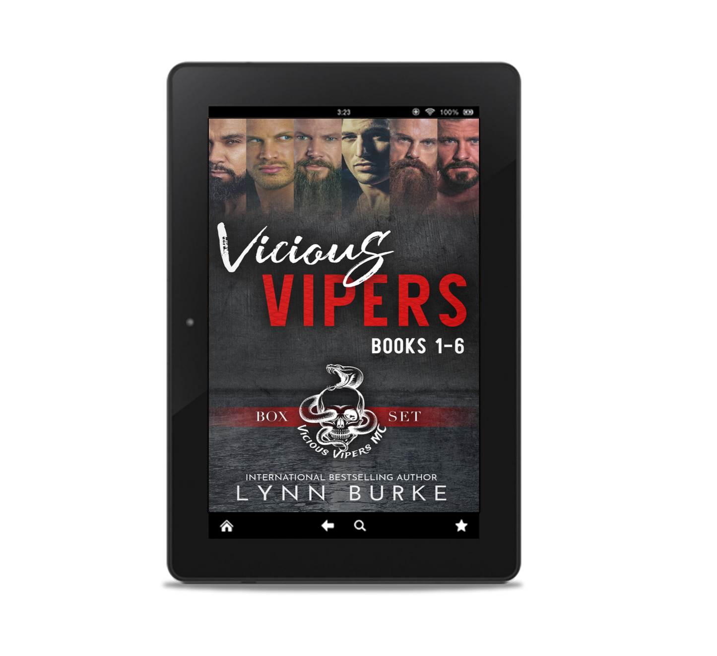 Vicious Vipers MC Books 1-6 Complete Collection by Lynn Burke IS A MOTORCYCLE CLUB ROMANTIC SUSPENSE SERIES