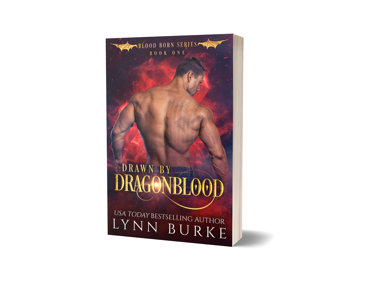 Drawn by Dragonblood Signed Paperback by Lynn Burke