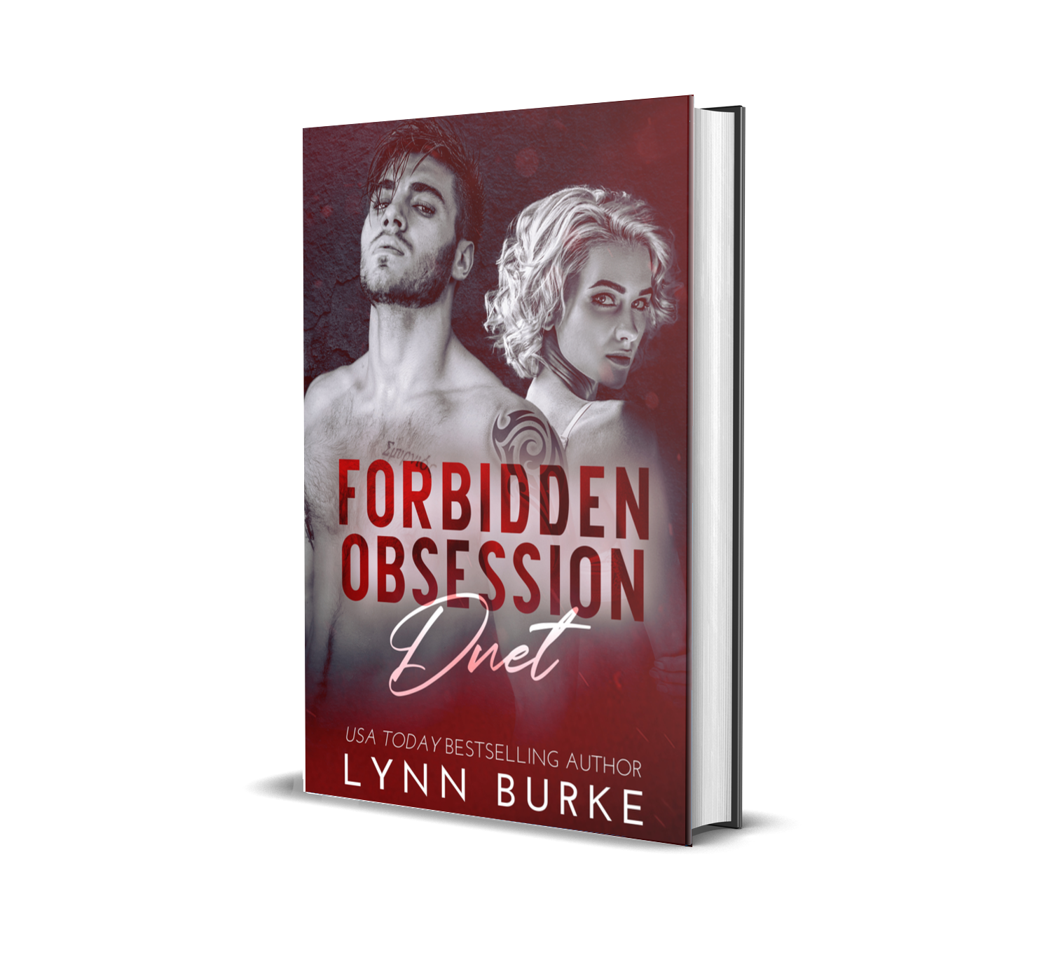 Forbidden Obsession Duet Signed Hardback by Lynn Burke