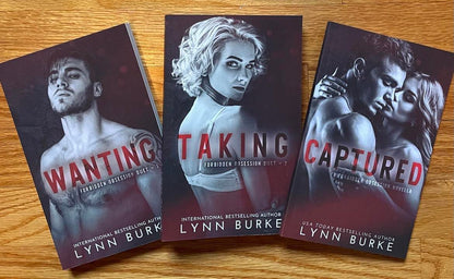 Forbidden Obsession Signed Paperback Bundle by Lynn Burke IS A FORBIDDEN, DARK ROMANCE DUET
