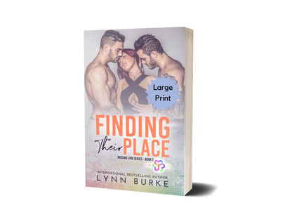 Finding Their Place Signed Large Print by Lynn Burke